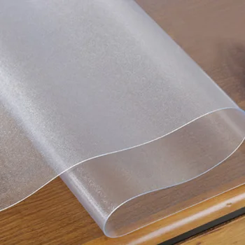 1,5 mm PVC Transparentné Obrus Nepremokavé Obdĺžnik Tabuľka Kryt Mapu Kuchyňa Oilproof Jedálenský Stôl Handričku Deka Mäkký Koberec