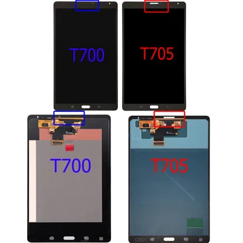 WEIDA Pre Samsung Galaxy Tab S 8.4 SM-T700 SM-T705 LCD Displej Dotykový Displej Digitalizátorom. Senzory Montáž Panel, pre T705 T700 LCD