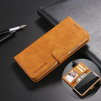 Luxusné Kožené Flip Peňaženky Telefón puzdro Pre iPhone Xr X Xs 11 Pro Max Shockproof Mäkký Kryt Pre 7 Plus 8 6 6 5 5S SE 2020 12 Mini