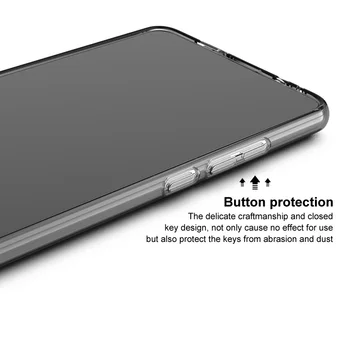 IMAK UX-5 TPU Crystal puzdro pre Apple iPhone SE2 Prípade na iPhone SE 2 Zadný Kryt Priehľadný Soft Skin pre iPhone SE 2020 Coque