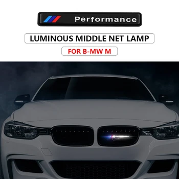 1pcs Auto Predná Kapota Mriežka Znak Znaku Označovanie LED Vodotesný Dekoratívne Osvetlenie pre BMW M3 M5 M6 X1 X3 X5 E34 E39 E36 E90 E60