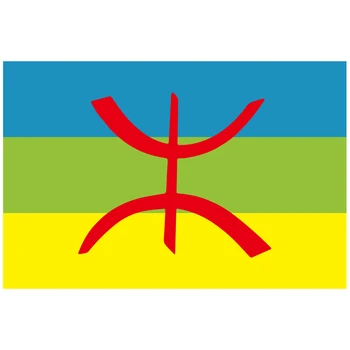 Doprava zadarmo xvggdg vlajka 3x5ft Berberské vlajka Severnej Afrike Vlajka Polyester Banner Lietania Vlastné Amazigh vlajka