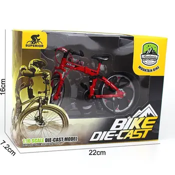 3 ks Mini Prst BMX Bicykli, Hračky Roztomilý Kovové Horské Bicykle, Model Bike Tech Dekor Vynikajúce Bmx Hračky pre deti Darček