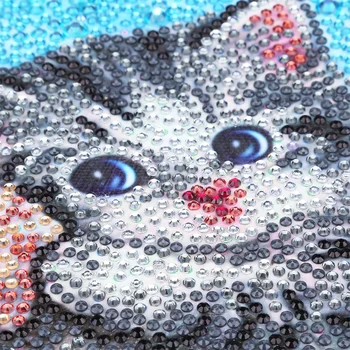 Mačka na Pláži Scenérie Diamond Výšivky 5D Špeciálne Tvarované Diamond Maľovanie DIY Drahokamu Cross Stitch Crystal Dar, Umenie, Remeslá