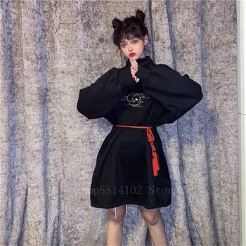 2020 Harajuku Oblečenie Japonský Štýl Žena Kimono Šaty Vintage Drop Golier Yukata Haori Žena Japonsko Kórejská Šaty, Blúzky, Ázie