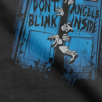 Chôdza Anjeli Mŕtvych T Shirt Mužov Lekára, Ktorý Zombie Dont Blikať Jedinečný Topy Krátky Rukáv Vintage T-Shirt Posádky Krku Bavlna Tees