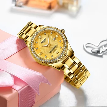 NIBOSI Ženy Hodinky Top Značky Luxusné 2020 Nové Módne Diamond Dámy Náramok náramkové hodinky z Nerezovej Ocele Žena Quartz Hodinky