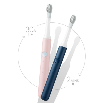PINJING Elektrické zubné Kefky, Zvuková Vlna Smart Kefa Ultrazvukové Zubov Nepremokavé Nabíjateľná Hĺbkové Čistenie Zubov Kefkou