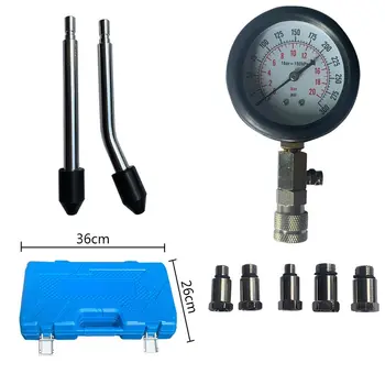 Valec tlakomer valec palivomer Auto valca, tlak detekcie tabuľka Benzínový Motor Valcov Kompresný Tester