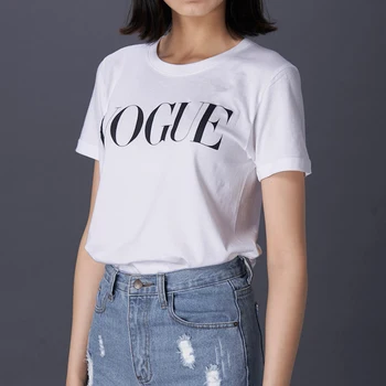 Vogue Princezná Kawaii Vytlačené Harajuku T Shirt Roztomilý Ženy Topy Estetické Krátky Rukáv Grafické Tričko 90. rokov Módne Žena T-shirt