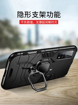 Pre Xiao Mi 10 TON Pro Prípade Pevný Stojan Krúžok Brnenie shockproof ochranný Zadný Kryt puzdro pre xiao mi 10 ton mi10t pro shell