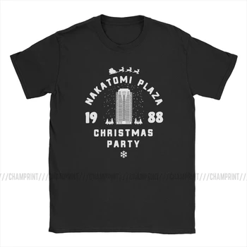 1988 Nakatomi Plaza Vianočný Večierok Santa Die Hard T Shirt pánske Novinka T-Shirt Bruce Willis Film Tees Darček Oblečenie