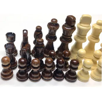 Zahraničný Obchod Nový 3-Palcový Šachové Figúrky Drevené Šachové Figúrky Wang Gao 7.9*2.4 cm