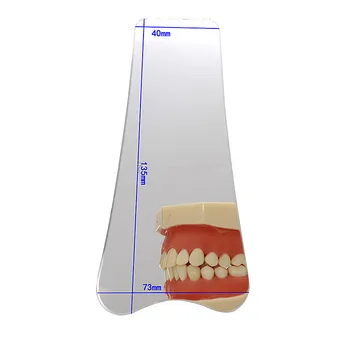 Zubné Ortodontická / Implantát Autoclavable Ústne Zubné Kliniky Fotografické Zrkadlo Reflektor Jednej Strane
