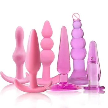 7PCS 4 Farby Sex Hry Súprava 10 Rýchlosť Bullet Vibrátor Pre Páry Análny Vibrátory Zástrčky Dospelých Sex Produkty Stanovené