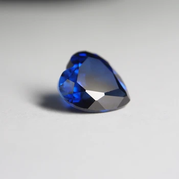 9*9 mm 5 ks /taška Srdce Rez 5A Royal Blue sapphire voľné drahokam