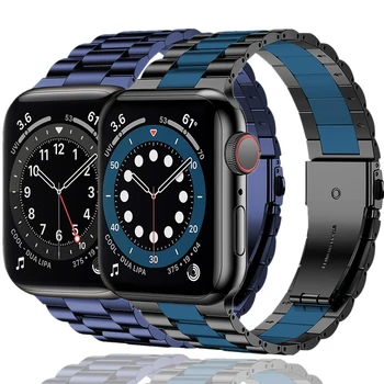 Ultra tenký Náramok pre apple hodinky 6 se kapela series 5 4 3 44 mm 40 mm 42mm 38mm pás pre iwatch Nehrdzavejúcej Ocele Business pásma