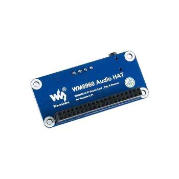 WM8960 Audio Dekódovanie Výstup Rozšírenie Dosky Zvukové Karty Modul KLOBÚK + Reproduktor Starter Kit pre Raspberry Pi Nula W H/3B+/4B