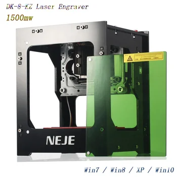 NEJE 2020 hot predaj nových 1500mw 405nm Ai laser rytec Dreva Router DIY Ploche Laser Cutter Tlačiareň Rytec Rezací Stroj