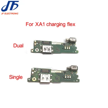 Nabíjanie pomocou pripojenia USB Port Flex Kábel Na SONY Xperia XA1 G3121 G3125 G3112 USB Konektor pre Nabíjačku Doska s Vibrátor 10pcs