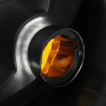 2 ks Auto Strane Zrkadla Zase Signálu, Svetelný Indikátor Kryt Objektívu Žltá 1847389 pre Ford Tranzit MK8-2019