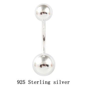 Horúce 925 sterling silver šperky telo S925 brucho tlačidlo krúžok piercing šperkov doprava Zadarmo 1Pc Predaj