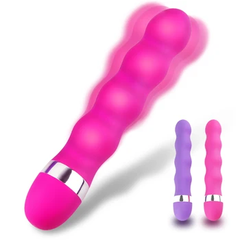 Najnovšie Silikónové G-Spot Vibrátor Stimulátor Klitorisu Dildo Prútik Masáž Análne Korálky Vibrátory Sexuálne Hračky pre Dospelých Žien Sex Produkt
