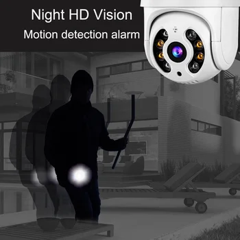1080P Vonkajšie IP Kamery Home Security Kamera Wifi Detekcia Pohybu obojsmerné Audio Farebné Nočné Videnie CCTV Speed Dome Dohľad