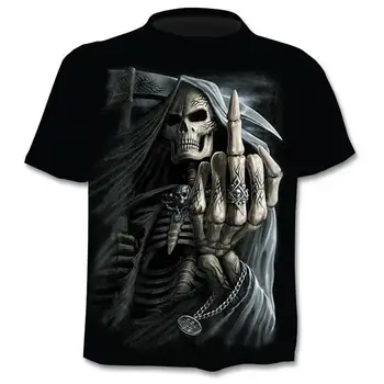 2020 nové Kvapka loď 3D vytlačené T-shirt pánske, dámske tričko punk štýl top tees lebky t shirt gotický tričko ázijské veľkosti 6XL telocvični