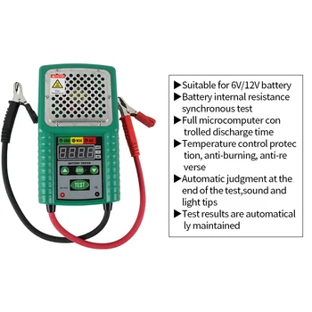 DUOYI DY226 Batérie Tester 6V alebo 12V DC Skontrolujte UPS Automobilový Slnečnej Energie Skladovanie Morských Batérie Napätie, Kapacitu Úložného priestoru, Led Displej