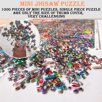 MOMEMO Jungle Zvieratá Skladačka Puzzle Drevené 1000 Ks Puzzle, Hračky Legrační Zviera Obrázok Montáž Puzzle pre Dospelých, Deti Hračky