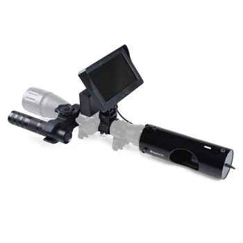 Lov Nočné Videnie Riflescope Taktické Odbory Optika Pohľad 850nm Infračervené Led IR Nepremokavé Lov Fotoaparát Rozsahu Prístroja