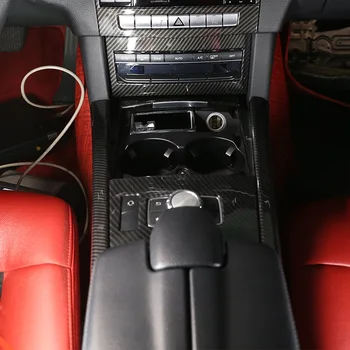 Pre Mercedes Benz Triedy E W212 obdobie 2010-ABS chrome Uhlíkových vlákien vzor Kontroly Strane Dekorácie Pásy Kryt Trim 2 Ks