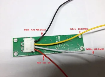 1pcs Bezdrôtový DMX 512 Regulátor 2 v 1 Vysielač & Prijímač PCB Modul Pre DMX Fáze Osvetlenie ,DMX512-PCB