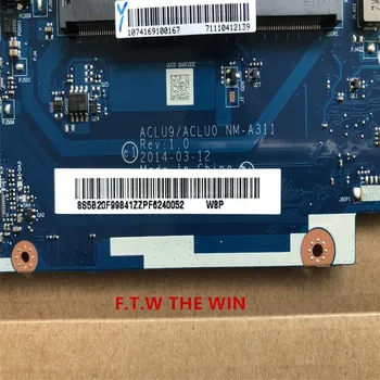 ACLU9/ACLU0 NM-A311 placa hlavné para Lenovo idpad G50-30 notebook doske DDR3L (N2830 CPU) Test dobrej 5B20F99841