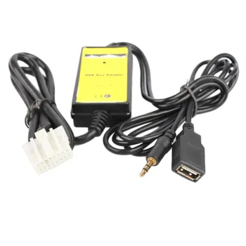 Auto Adaptéra USB, MP3 Audio Rozhranie AUX Dátový Kábel Prepojiť Virtuálne CD Changer pre Mazda Vstup Audio Line