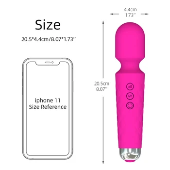 Silný Sexuálny Nástroje Ženy, G Mieste Masturbator USB Dildo AV Vibrátor Čarovná Palička Pošvy Stimulátor Klitorisu Vibrátory Sexuálne Hračky