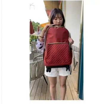 18-Palcové Ženy Cestovné Batožiny batoh taška kabíne veľkosť Vozíka Batoh batožiny kufor pre ženy Kolesových Batohy Carry-on Tašky