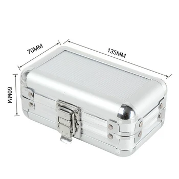 6-dielna Hliníkový Filter Úložný Box pre 1.25 Palcový Ďalekohľad Filtre