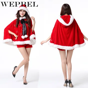 WEPBEL Sexy Claus Šaty Žien Santa Claus, Vianočné Oblečenie pre Dospelých Strany Kostým