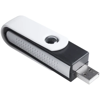 USB iónov Kyslíka Bar Osviežovač Vzduchu, Čistička ionizátor Pre Notebook Čierna+Biela