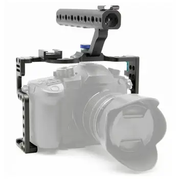Pre Lumix GH5 GH5S Fotoaparát Klietka Ochranný Prípade Plošinu Rám Auta Najvyššie Rukoväť Rukoväť pre Fujifilm XT3 XT2 SLR pre Gopro Hero 9 8 7 6 5 4
