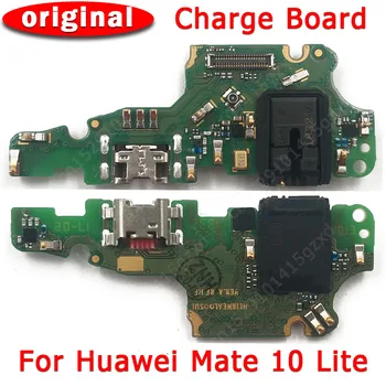 Originálne Nabíjací Port Pre Huawei Mate 10 Lite Mate10 10Lite USB Nabíjanie Doske PCB Dock Konektor Flex Výmena Náhradných Dielov