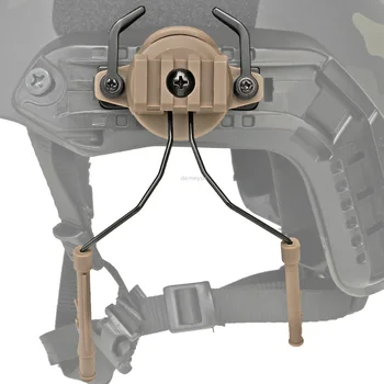 Armáda Taktické Headset Držiteľ Rýchlo Prilba Železničnej Pozastavenie Držiak Lov, Streľbu Headset Držiak Na Prilbu Železničnej Adaptér Set
