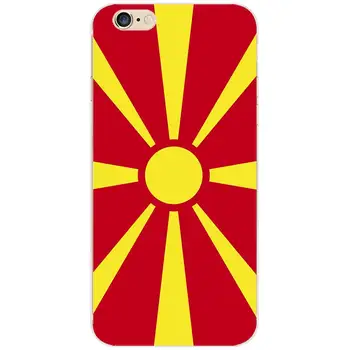Litva Los Altos Luxembursko Macao Macedónsko Mali Mauretánia Vlajka TPU Telefón púzdra Pre iPhone 6 7 8 S XR X Plus 11 12 Pro Max