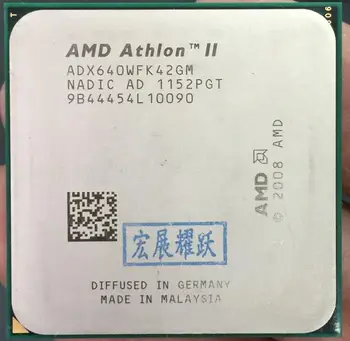 AMD Athlon II X4 640 X640 Quad-Core AM3 938 CPU na správne Desktop Procesor