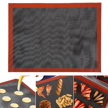 Silikónové Mat Pečivo Non Stick Lístkového Perforované Fólie Podložky Macaron Cookie Chleba Forma Na Pečenie Nástroje Rúra List Pečenie