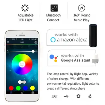 200W WiFi Luxusné RGBW LED Stropné svietidlo APLIKÁCIE bluetooth Hudby Svetlo Smart Home Stropné Svietidlo Podporu google/alexa~Diaľkové Ovládanie