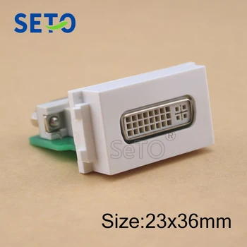 SeTo 128 Typ 24+5/24+1 DVI (Digital Visual Interface Modul Žien a Žien Keystone Na Stenu Doska Socket