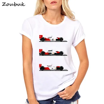2020 Nové Tričko Mužov a žien Všetkých F1 Ayrton Senna Autá Fanúšikov T-shirt Slim Fit Farbou fitness Bežné Topy Lotus 99T Čaj